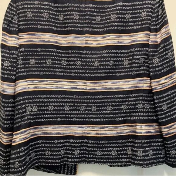 Adrianna Papell Vintage Silk Jacket - Navy & White - Medium - EUC - Picture 5 of 11